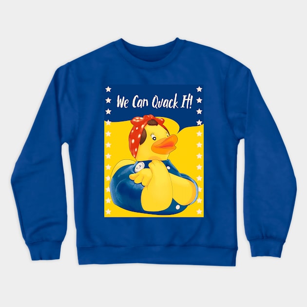 We can quack it ! Crewneck Sweatshirt by Mimie20